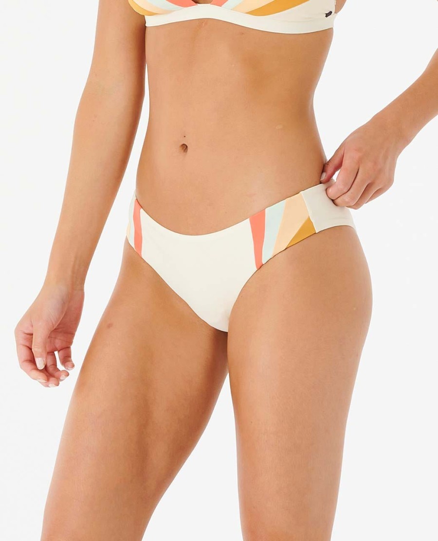 day break multi cheeky cobertura bikini bottom