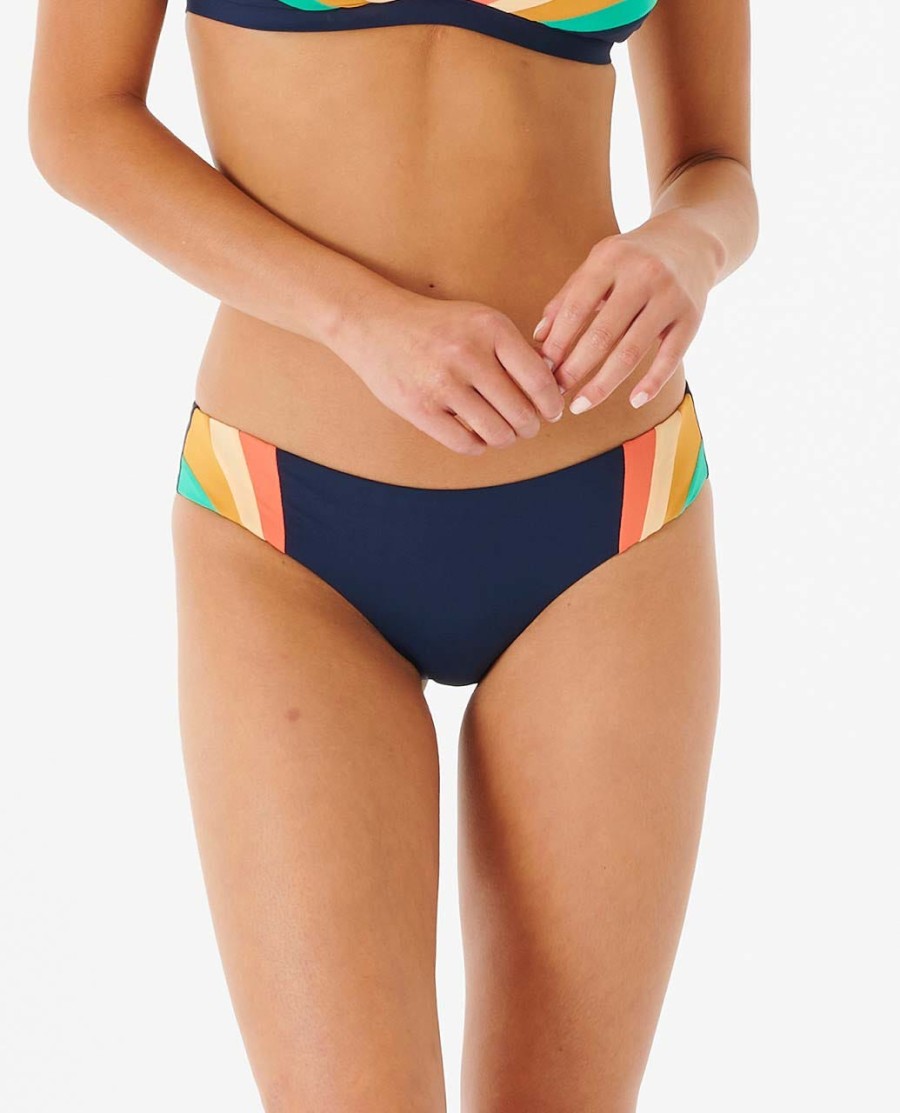 day break multi cheeky cobertura bikini bottom