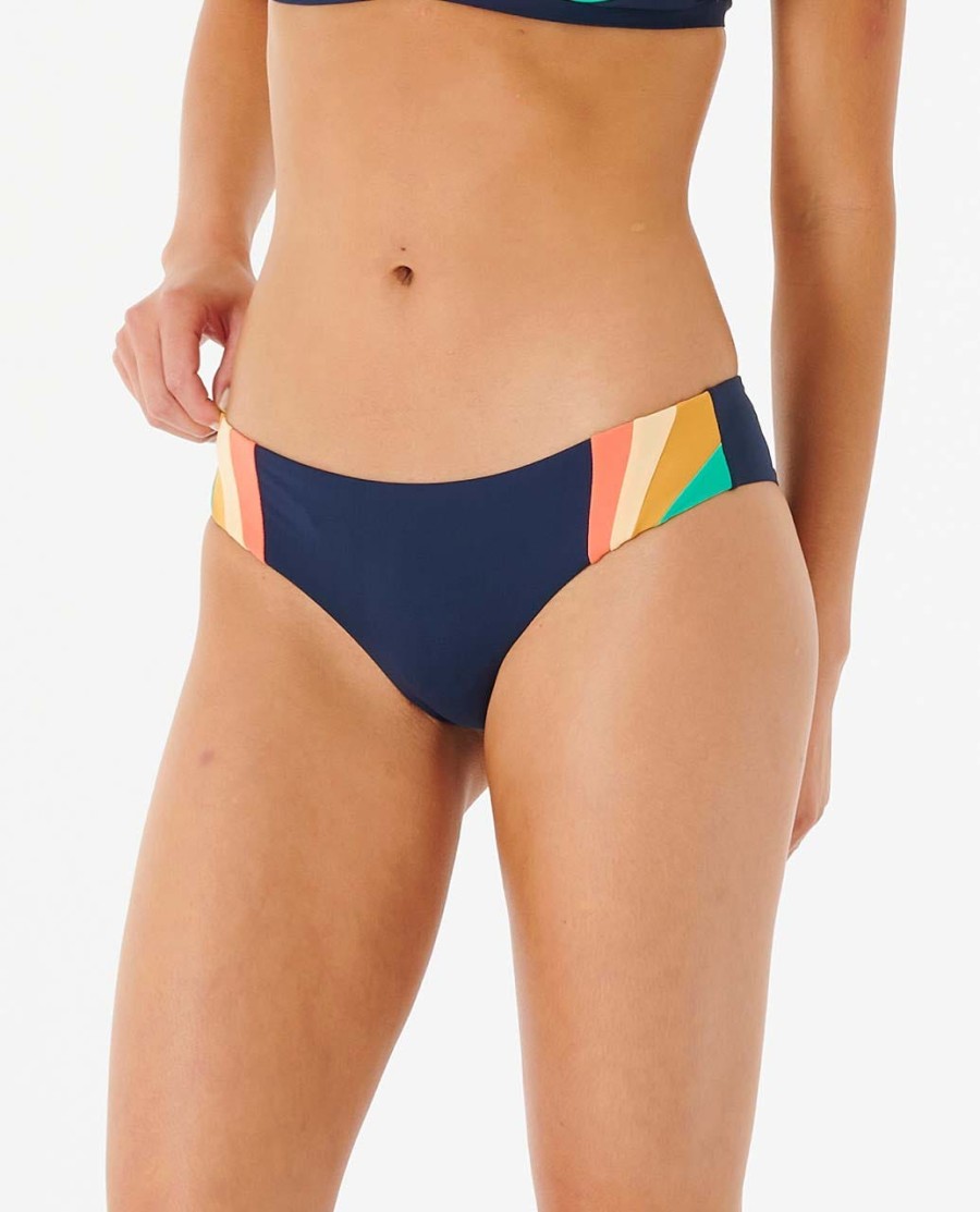 day break multi cheeky cobertura bikini bottom