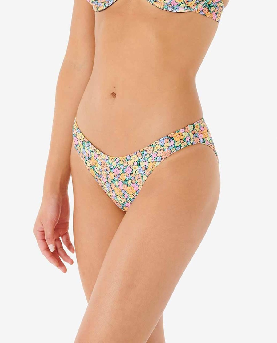 afterglow floral completo cobertura bikini bottom