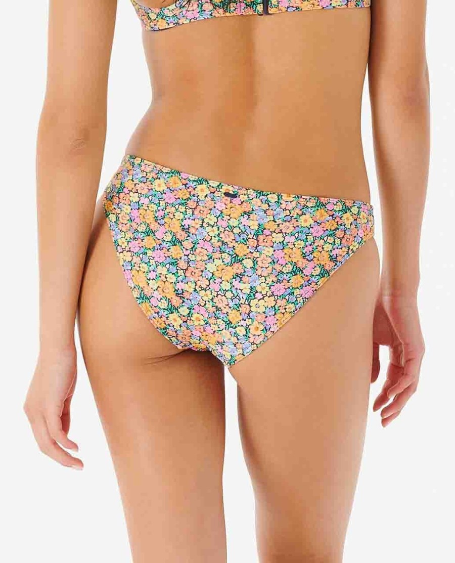 afterglow floral completo cobertura bikini bottom