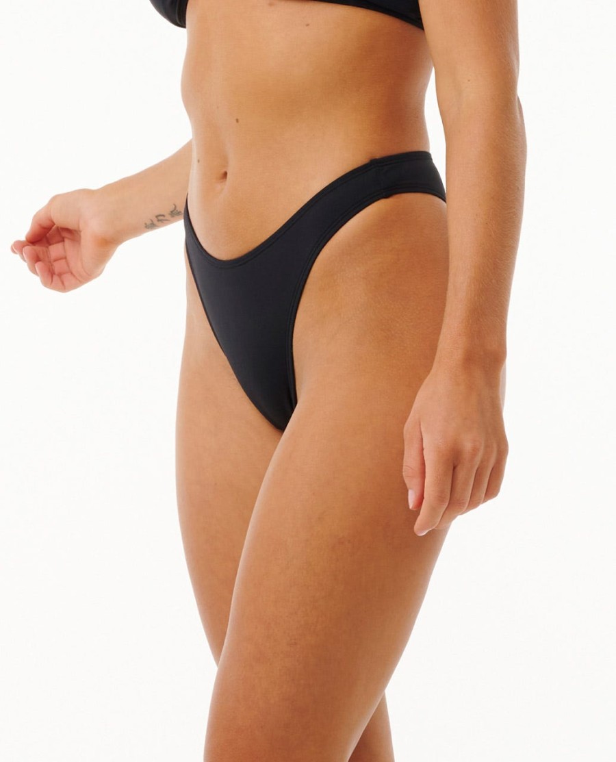 clássico surf perna alta skimpy cobertura bikini bottoms