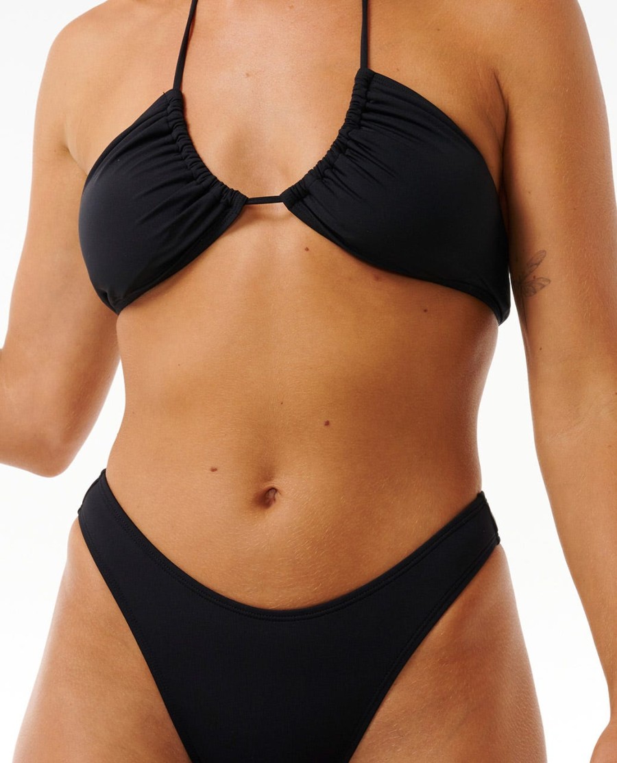 clássico surf perna alta skimpy cobertura bikini bottoms