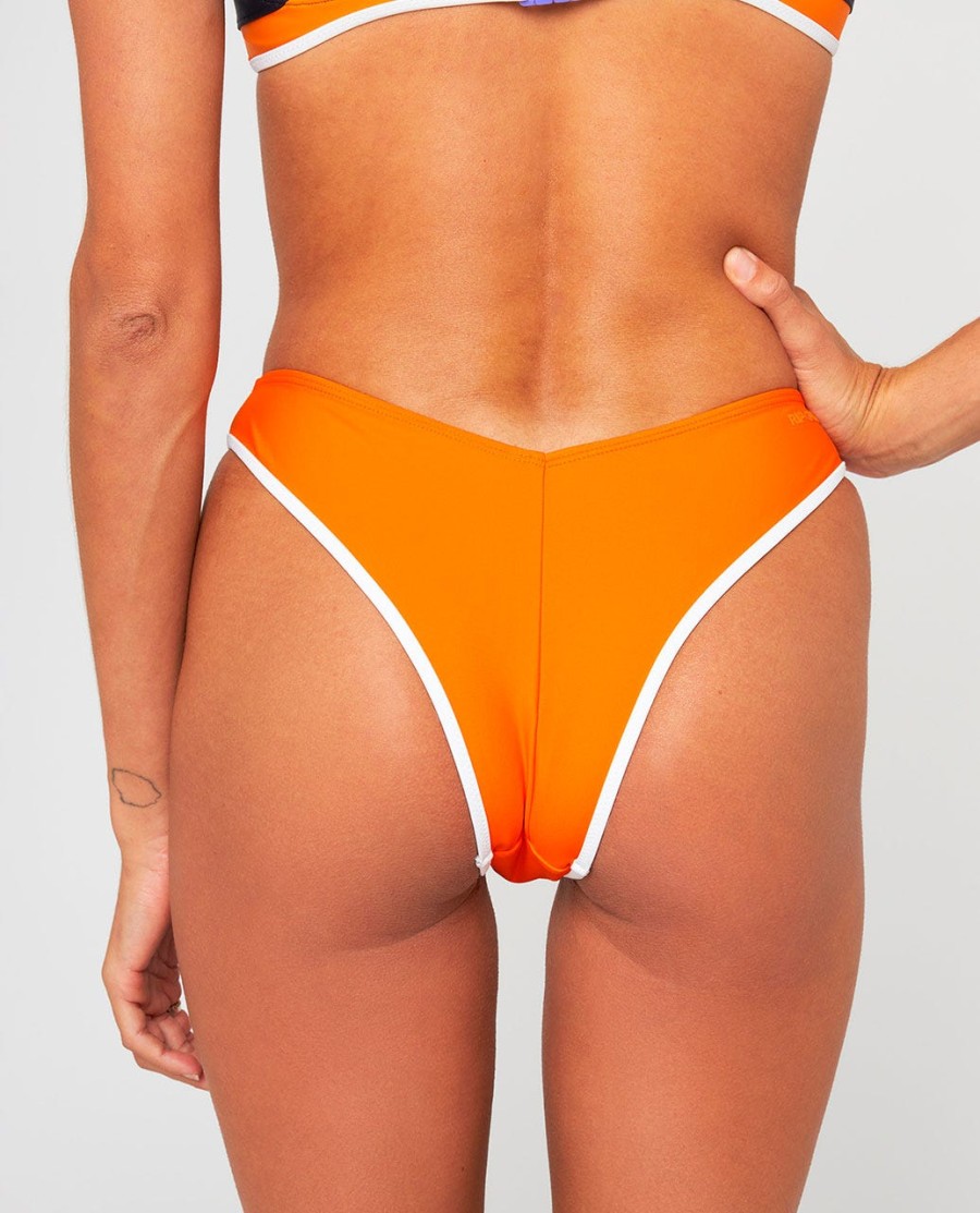 oi perna skimpy cobertura bikini bottom