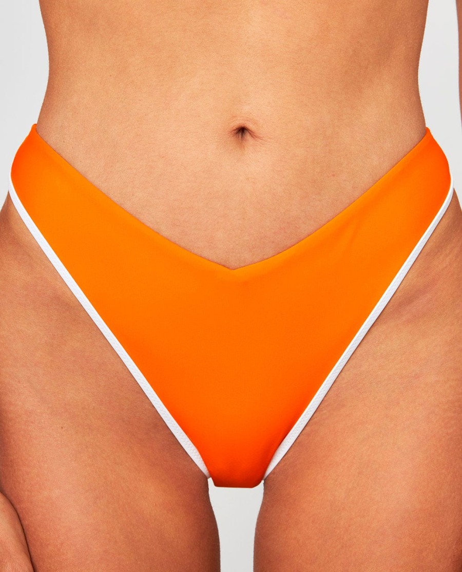 oi perna skimpy cobertura bikini bottom