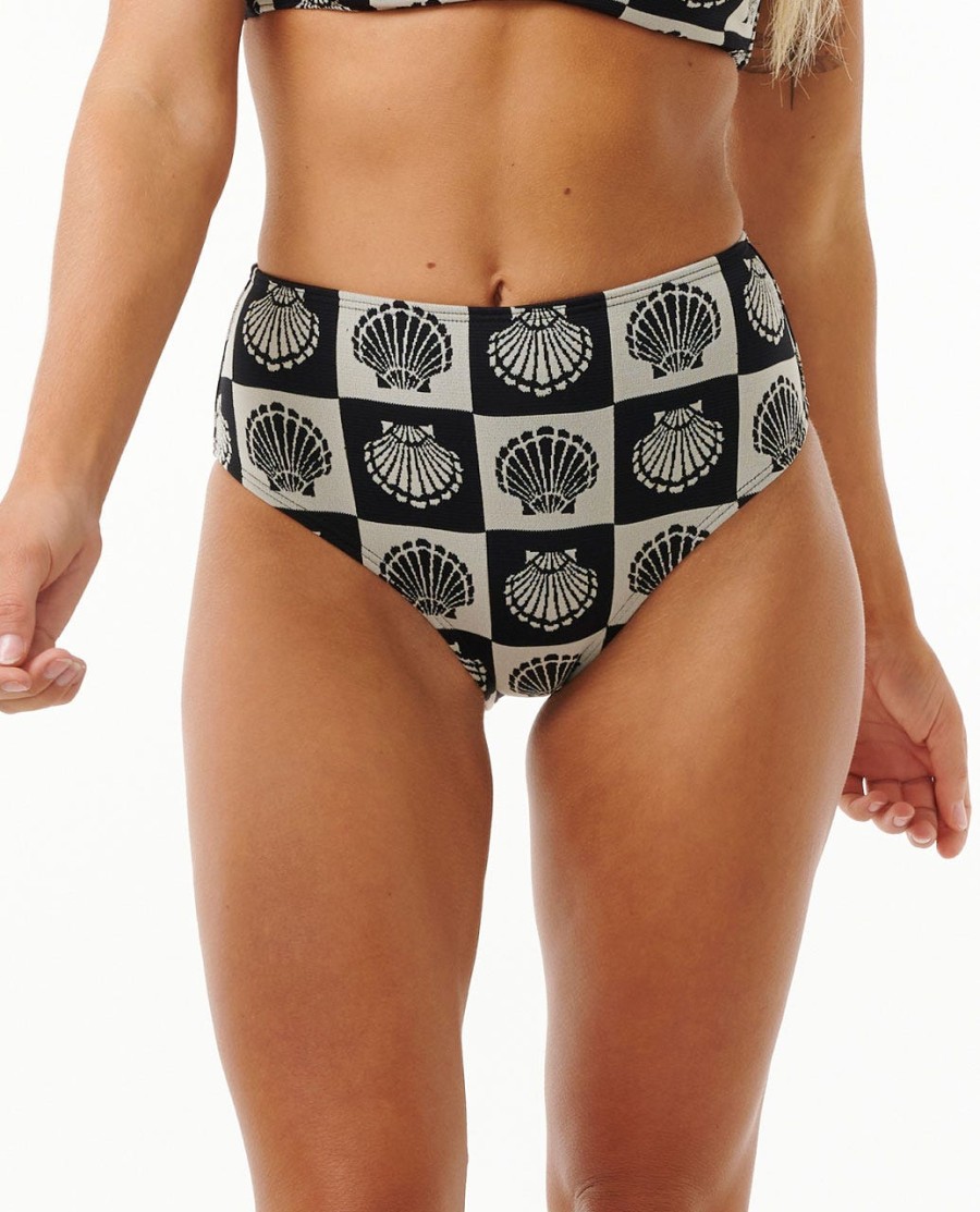 soleil shell hi leg boa cobertura bikini bottom