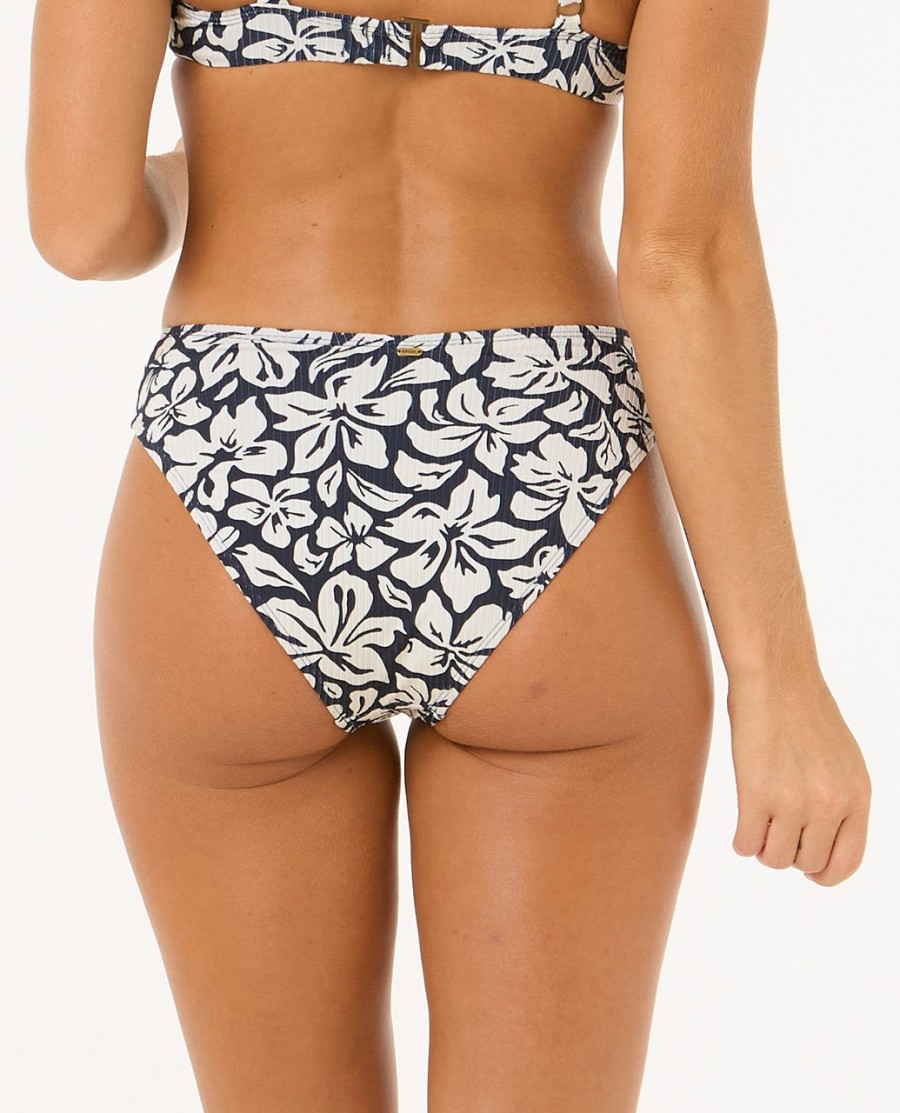 las flores perna alta boa cobertura bikini bottom