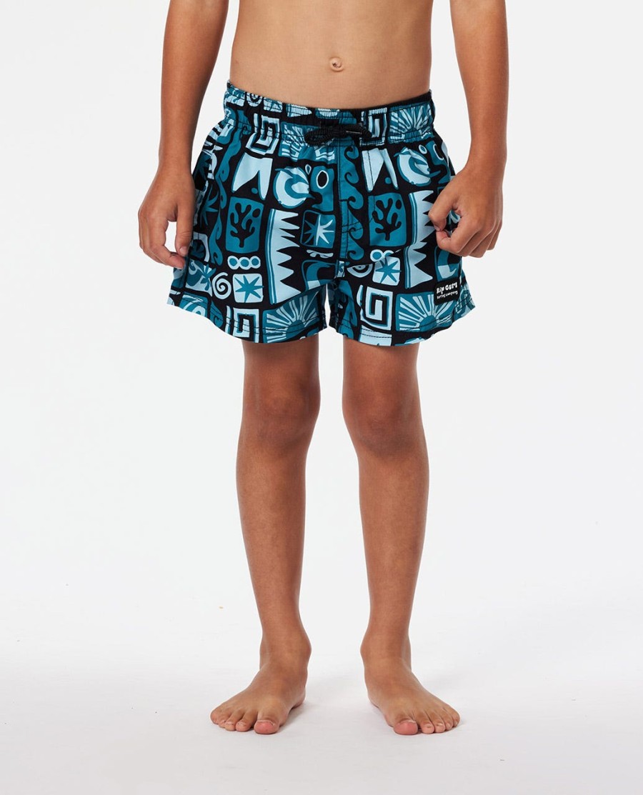 surf geo volley boardshorts-rapaz 1-8 anos