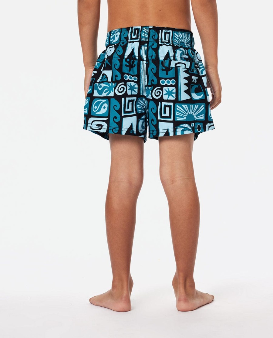 surf geo volley boardshorts-rapaz 1-8 anos
