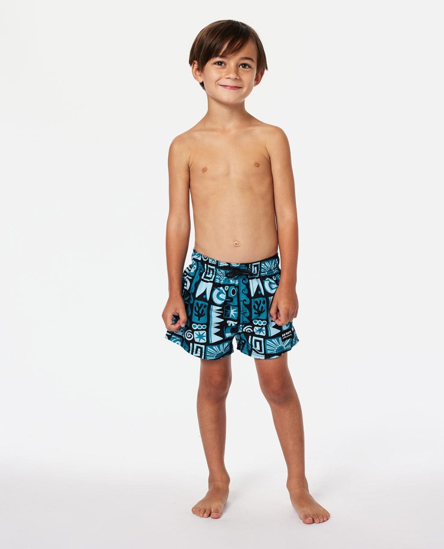 surf geo volley boardshorts-rapaz 1-8 anos