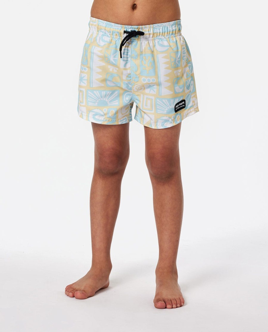 surf geo volley boardshorts-rapaz 1-8 anos