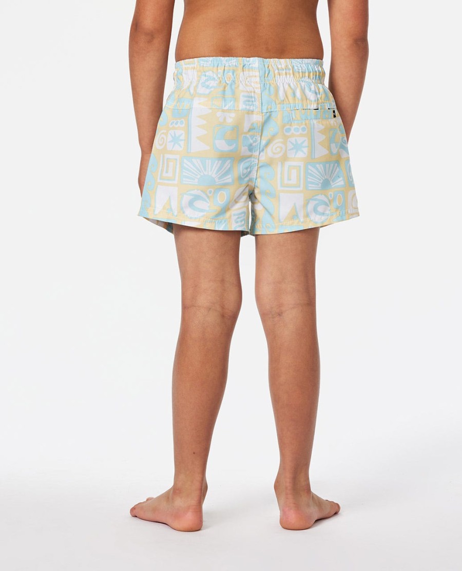 surf geo volley boardshorts-rapaz 1-8 anos