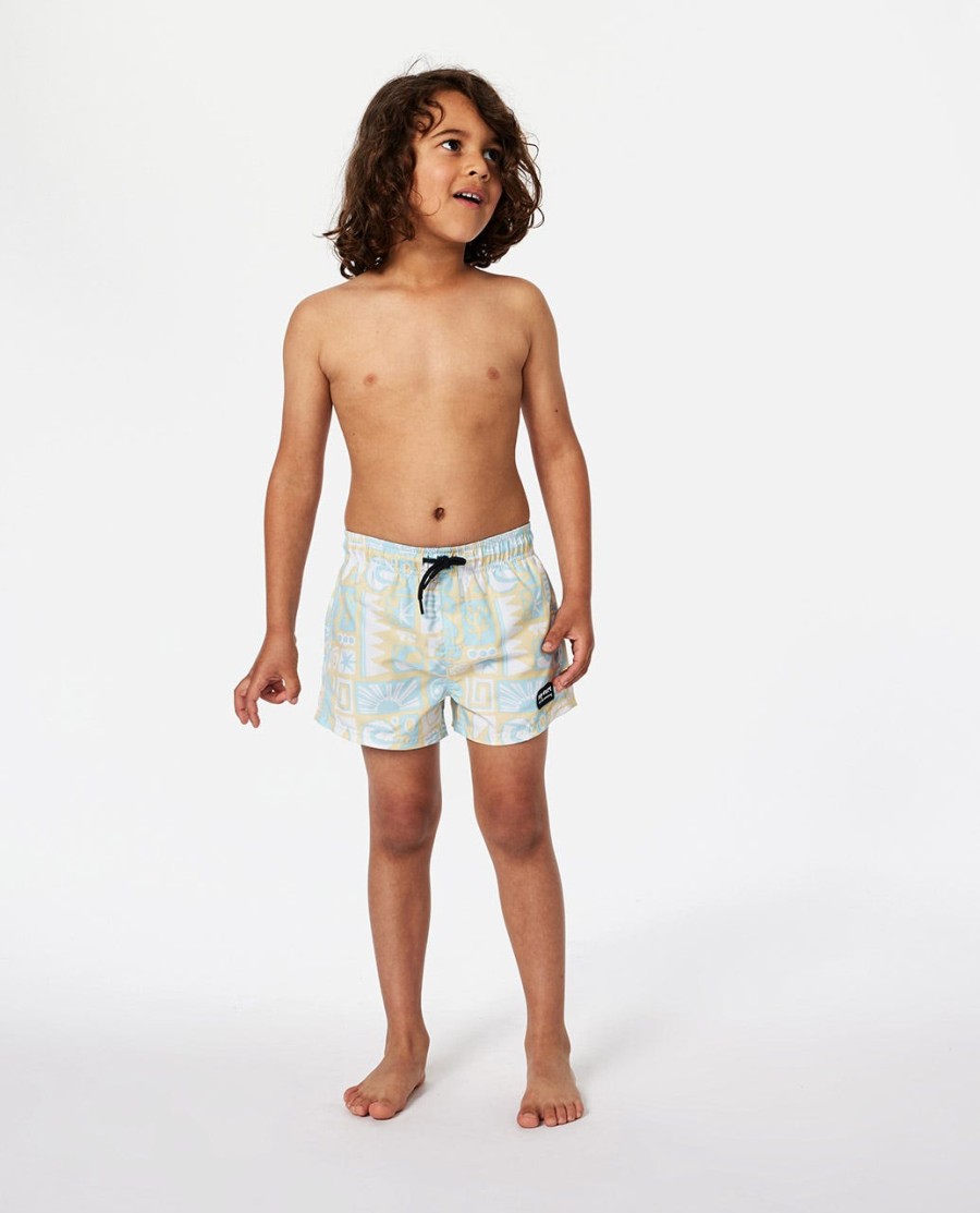 surf geo volley boardshorts-rapaz 1-8 anos