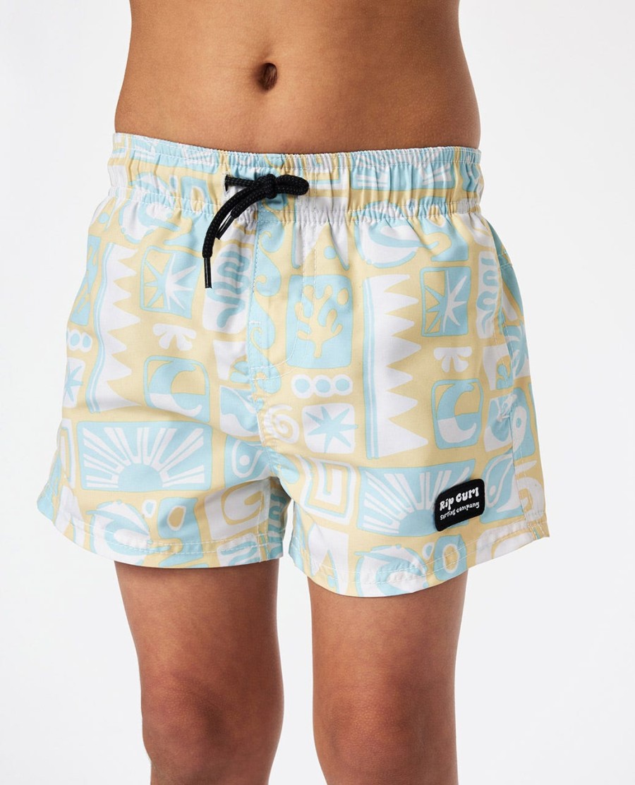 surf geo volley boardshorts-rapaz 1-8 anos