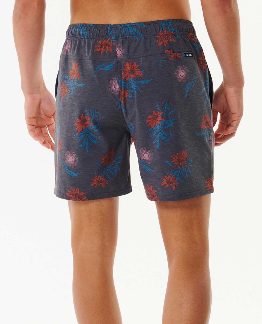 sun razed floral volley 17 quot boardshorts