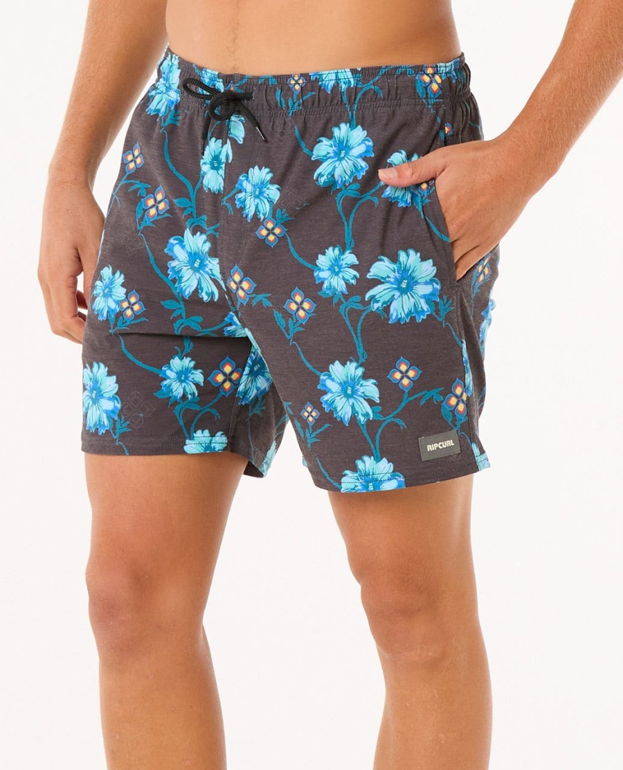 surf revival floral volley 16 quot boardshorts