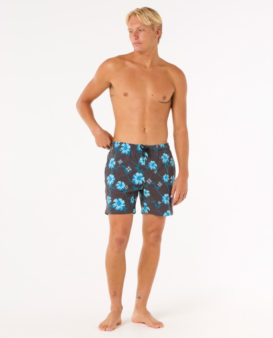 surf revival floral volley 16 quot boardshorts