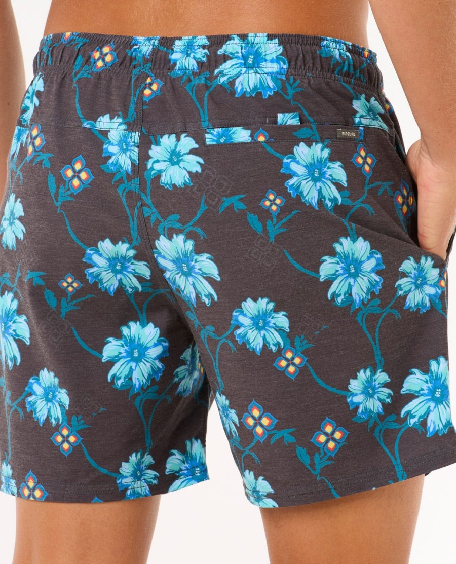 surf revival floral volley 16 quot boardshorts