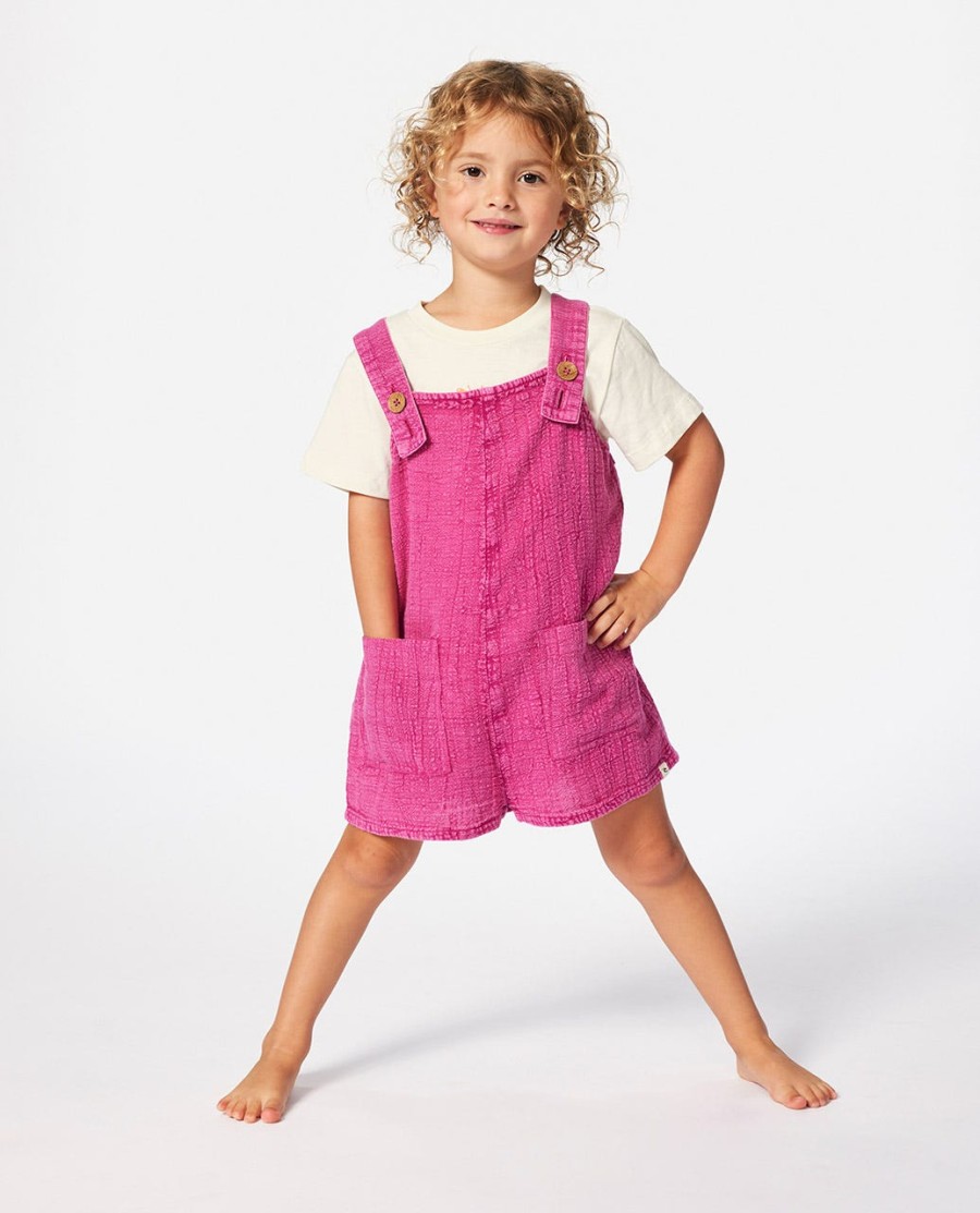 classic surf onesie-menina 1-8 anos