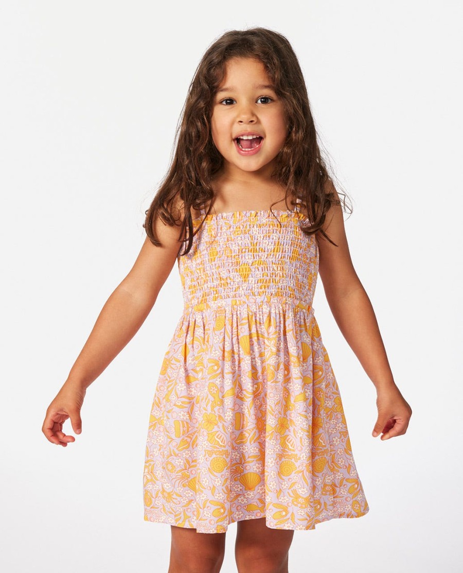 vestido tide rainbow-meninas 1-8 anos