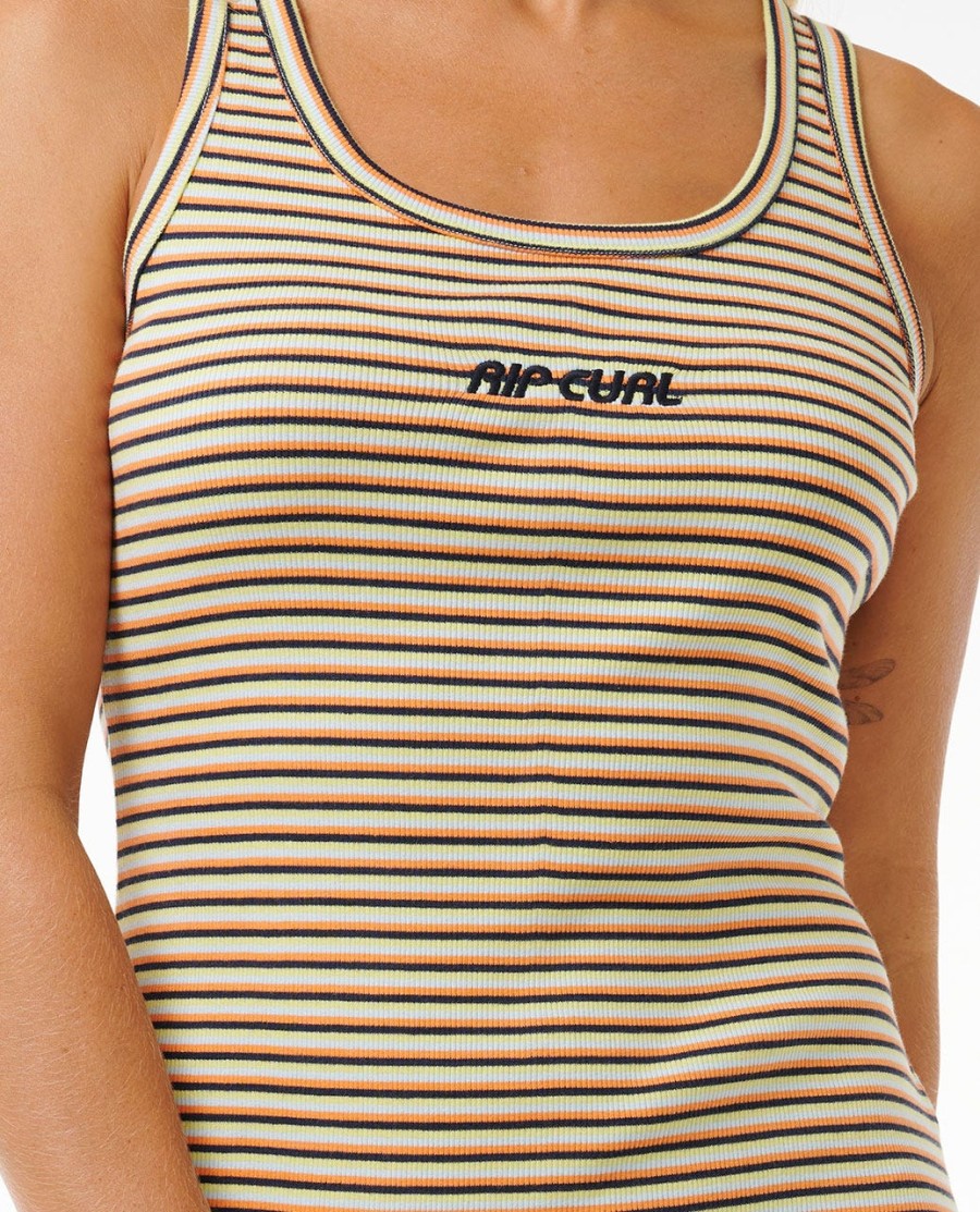 maré alta strip rib vestido midi
