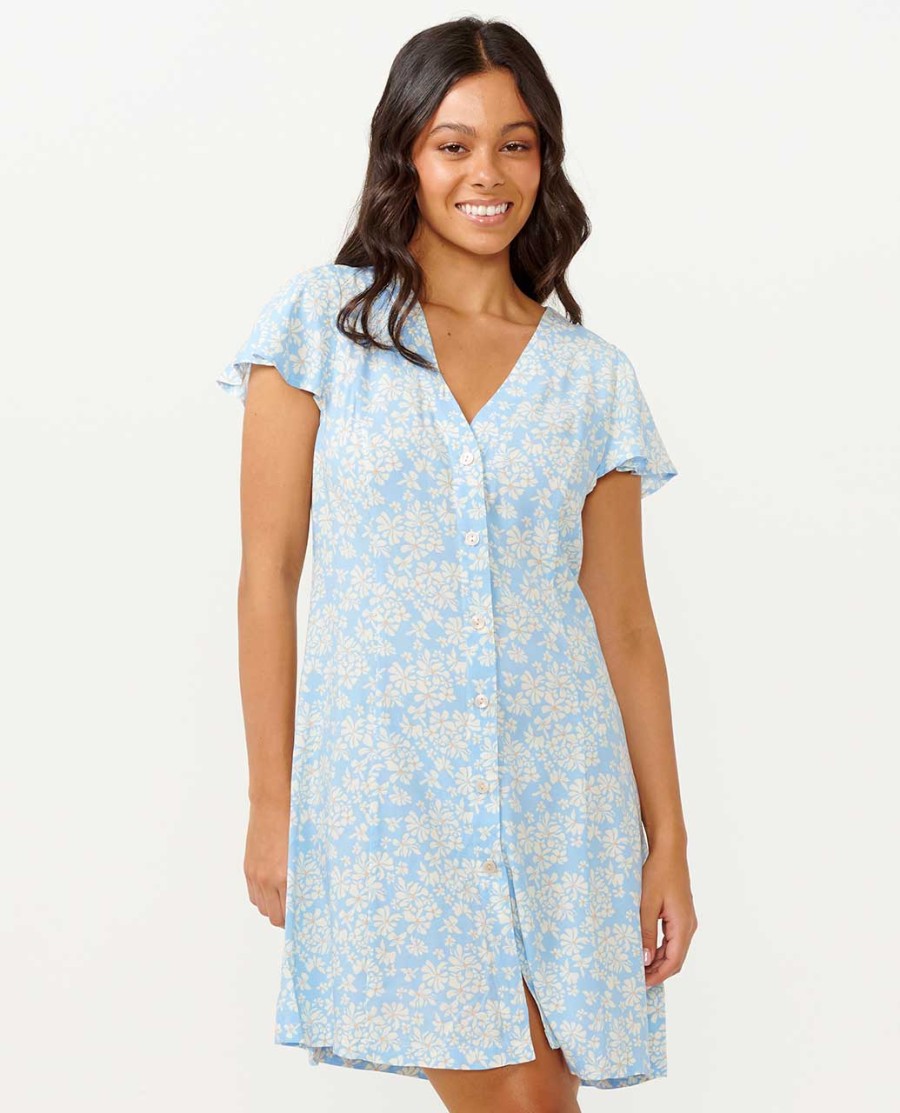 deserto sonhos mini vestido ditsy