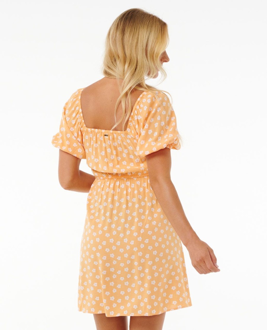 maré alta ditsy mini vestido