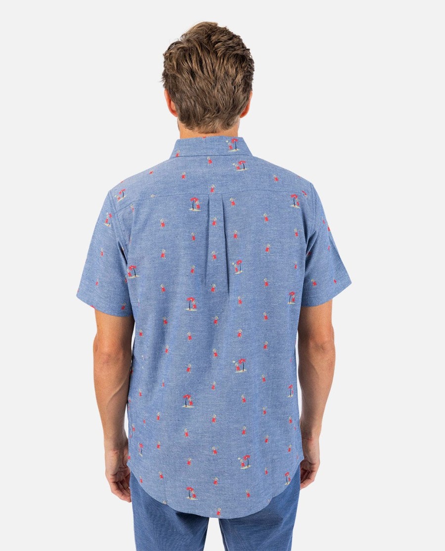 camisa manga curta hula breach