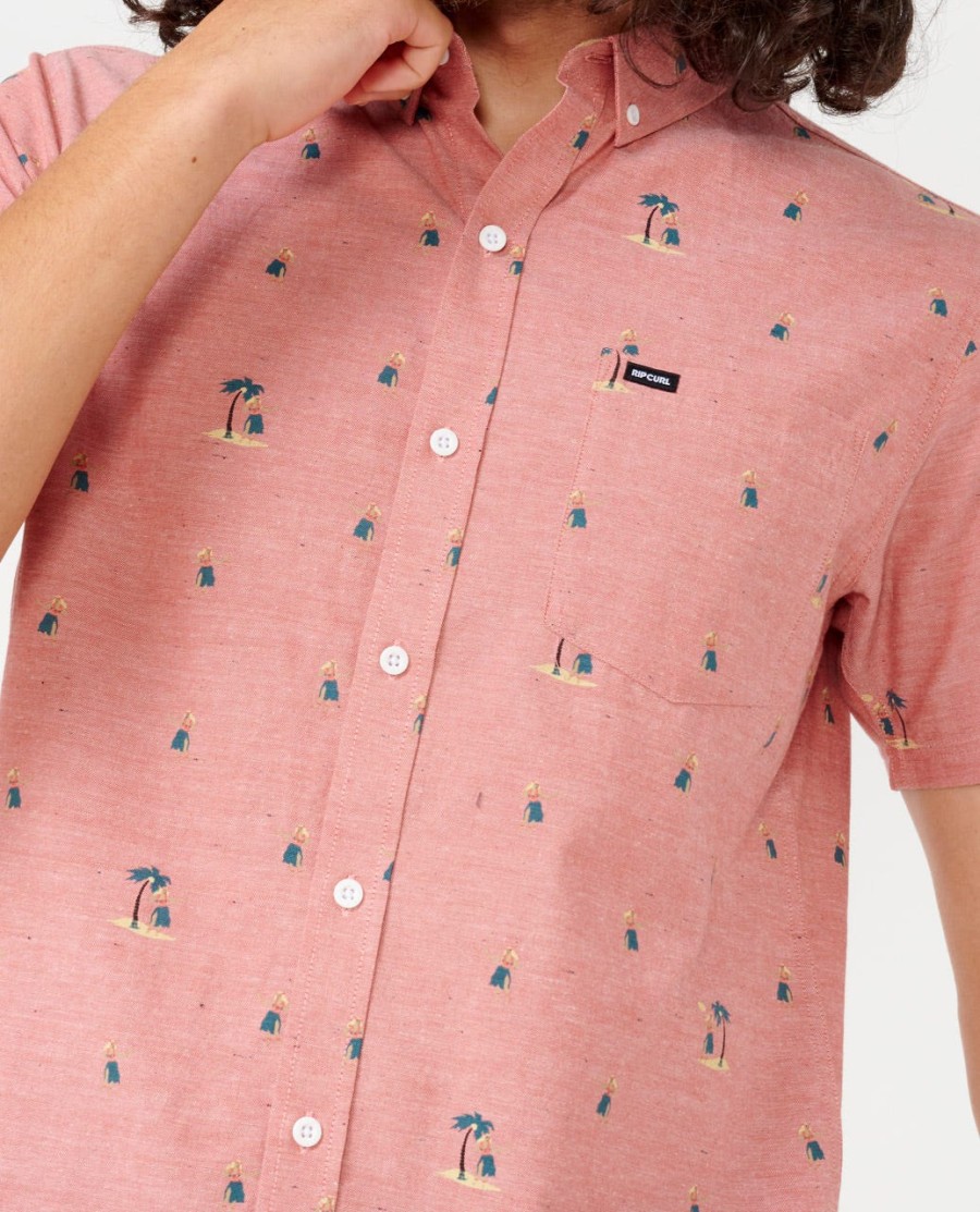 camisa manga curta hula breach