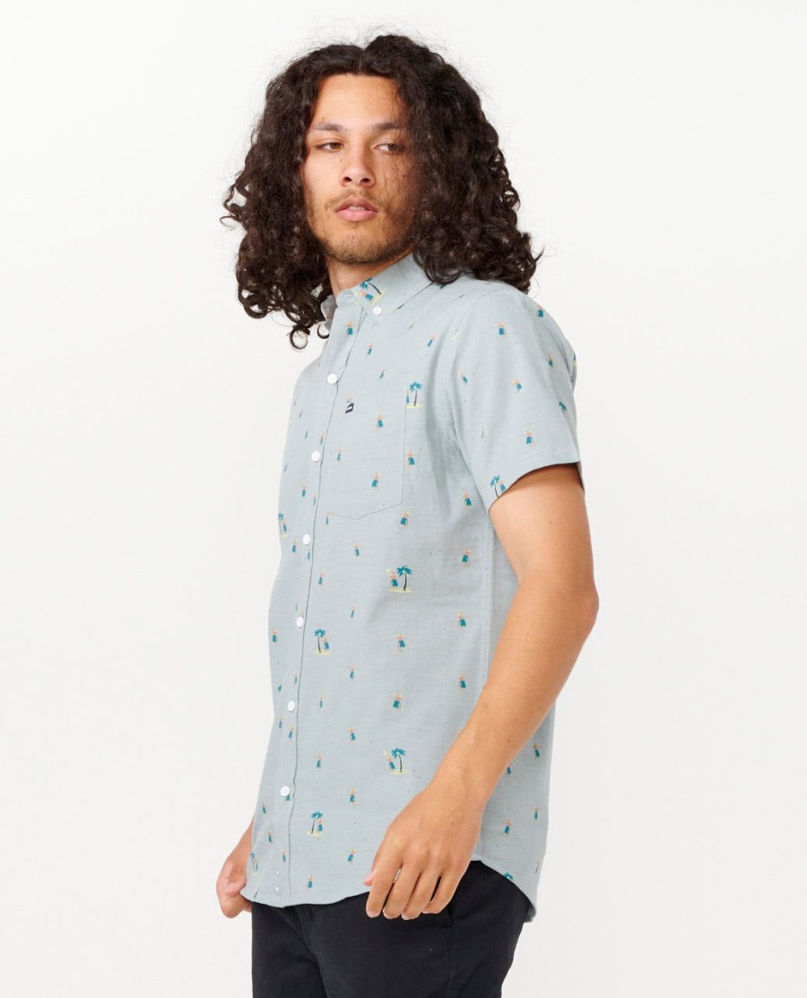 camisa manga curta hula breach