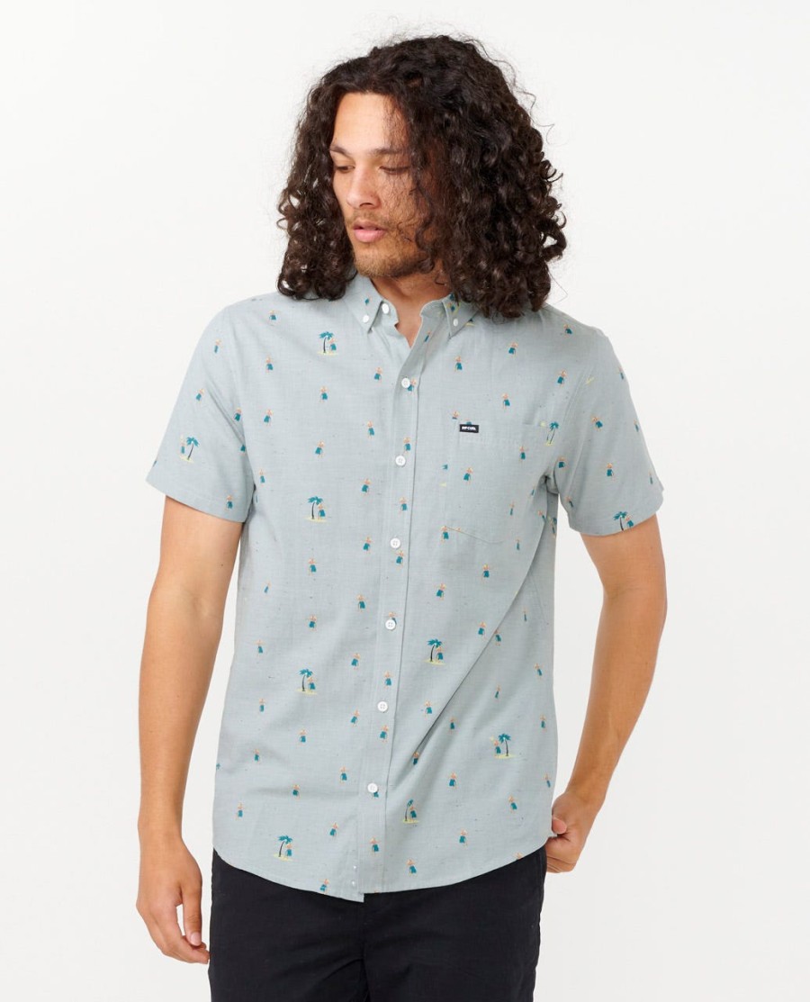 camisa manga curta hula breach