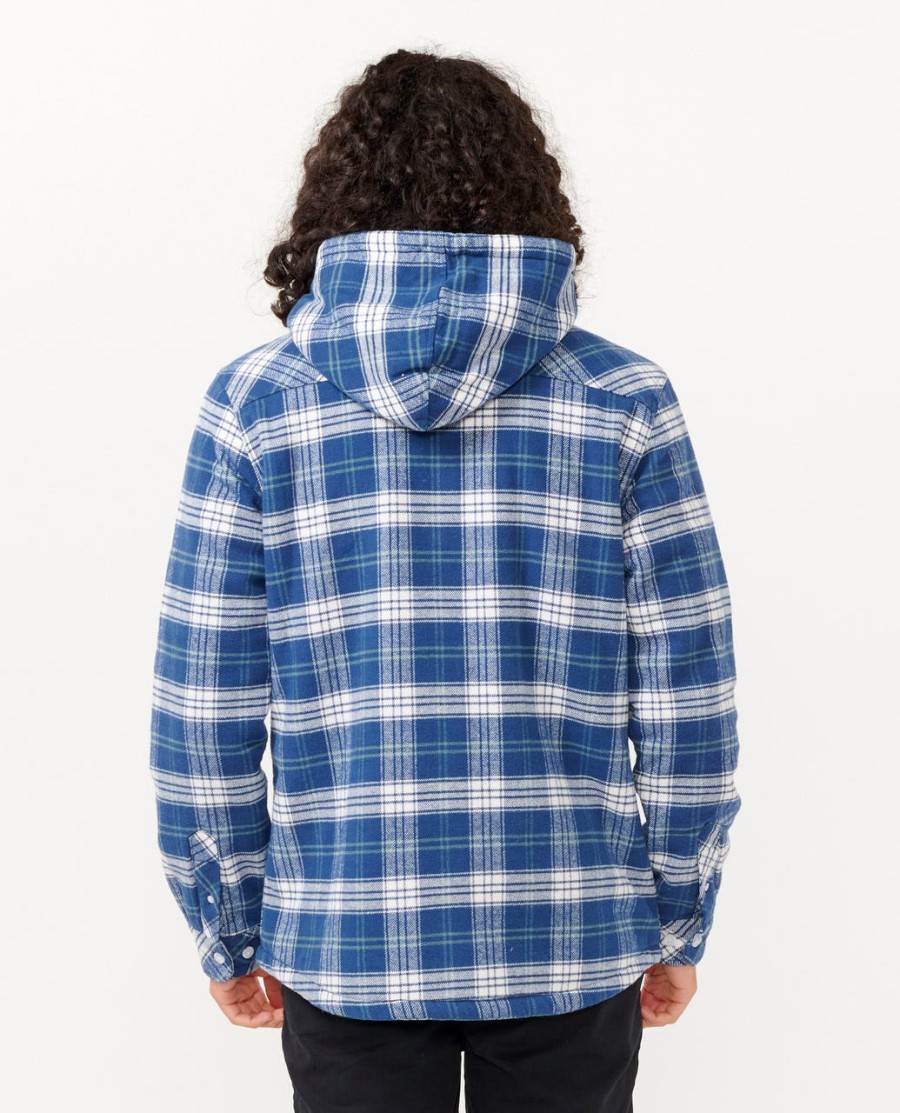 shores sherpa forrado camisa de flanela