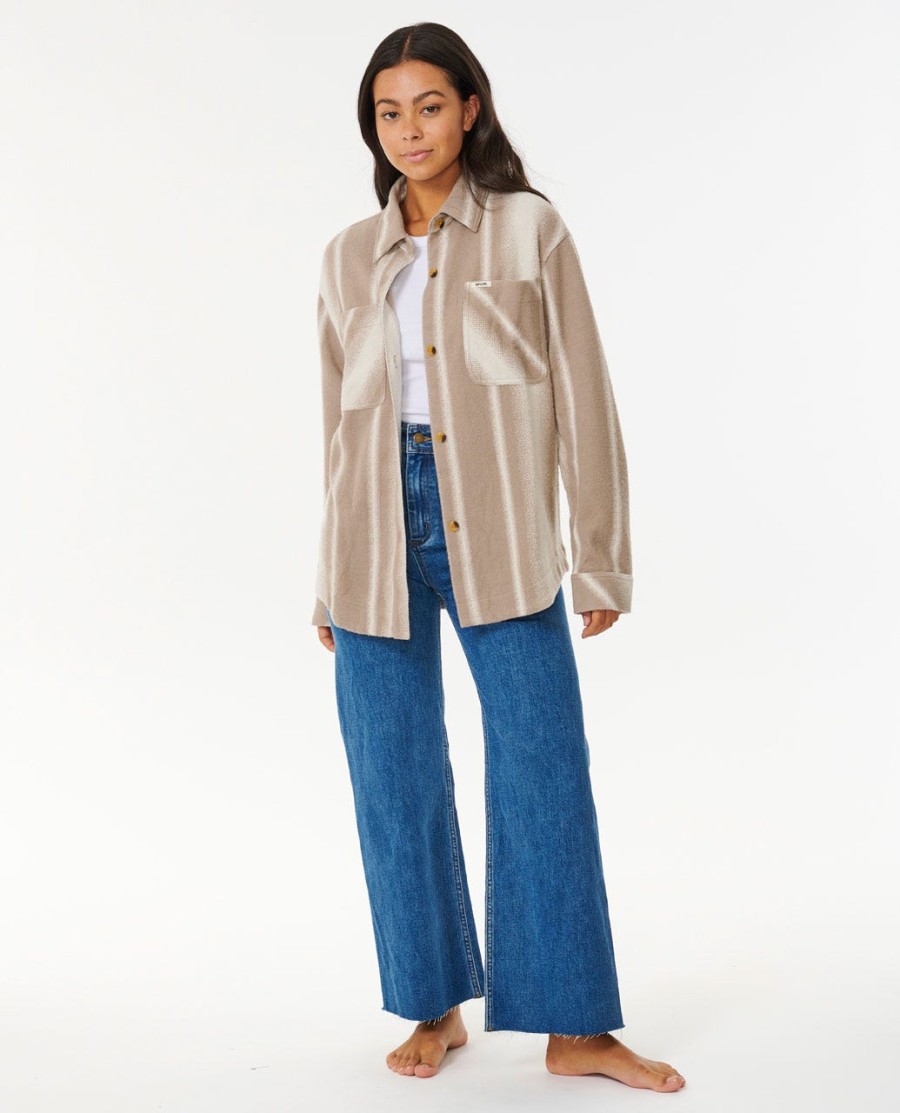 pacific dreams camisa flanela desbotada