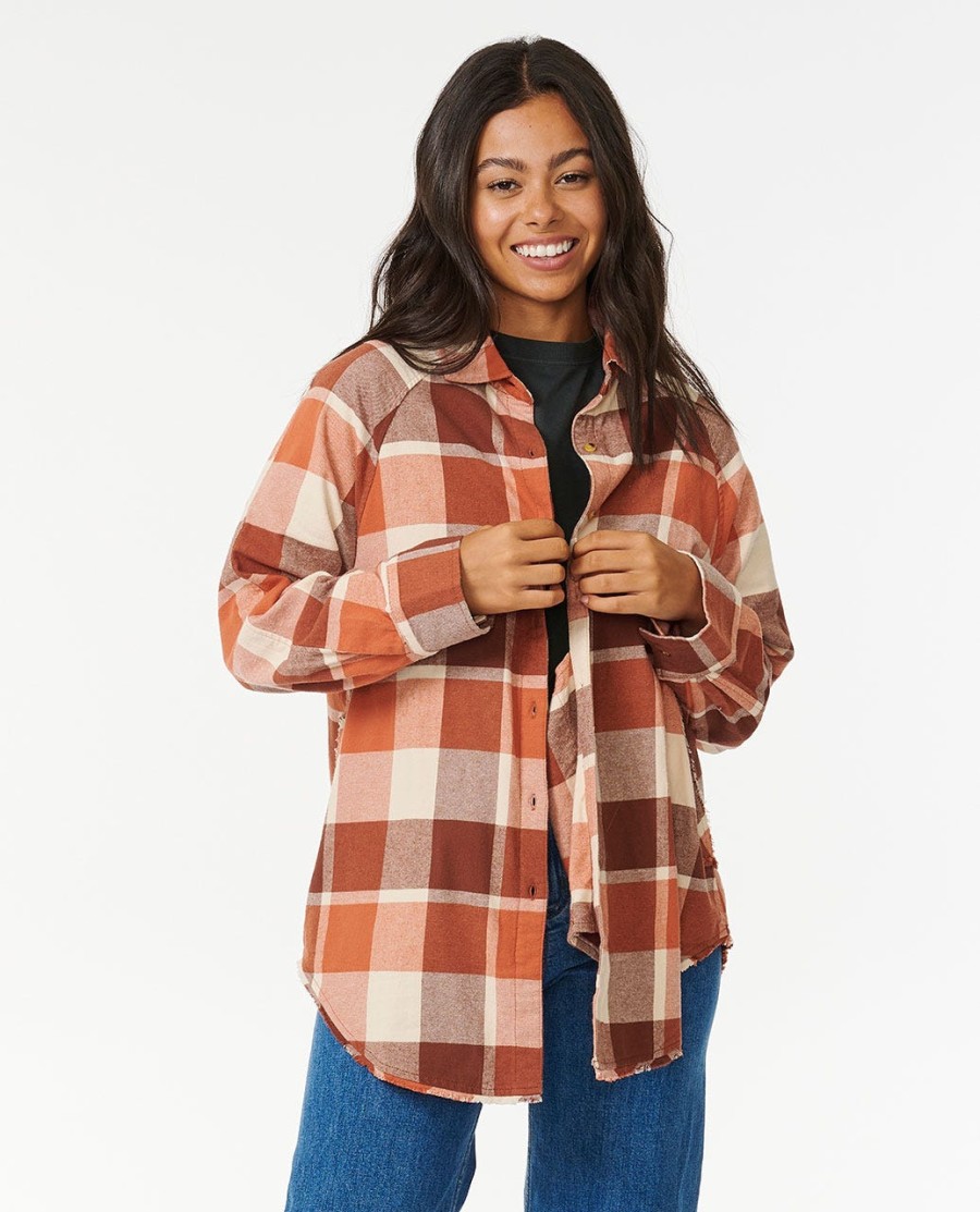 pacific dreams camisa algodão flanela