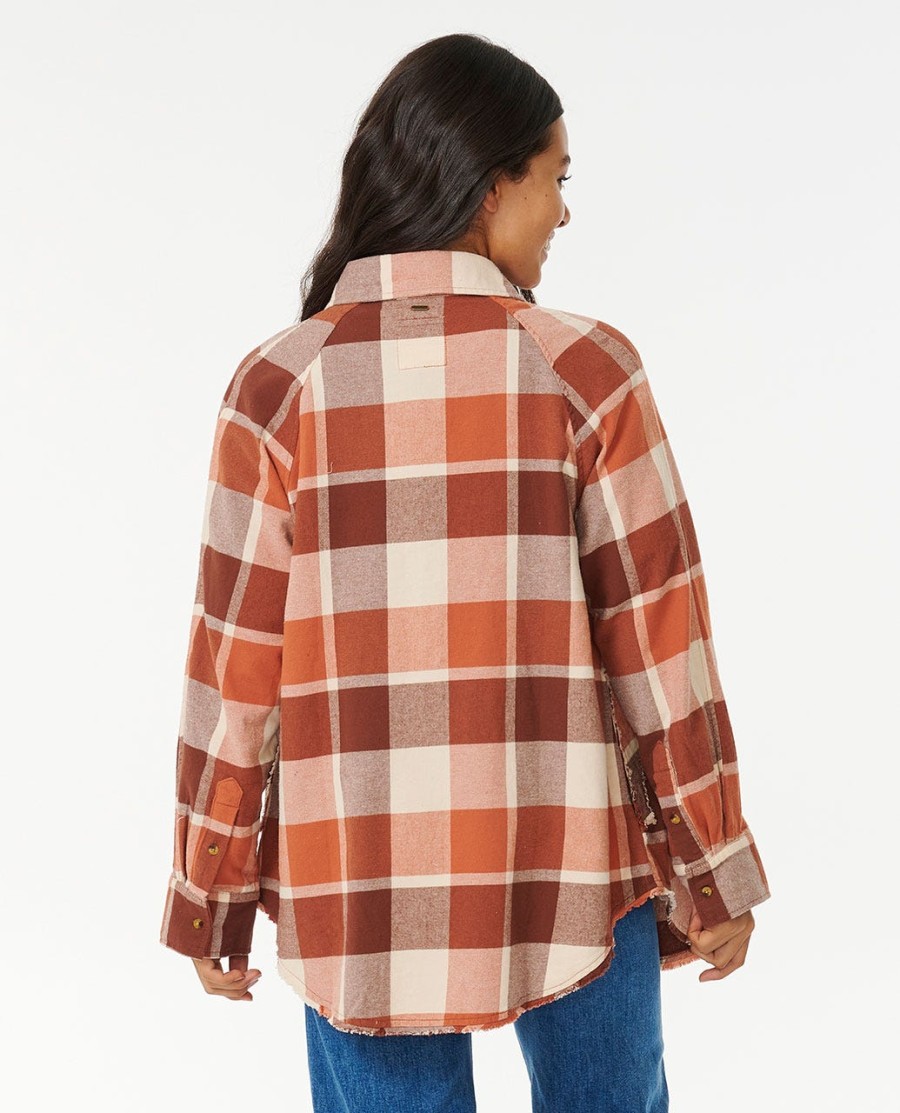 pacific dreams camisa algodão flanela