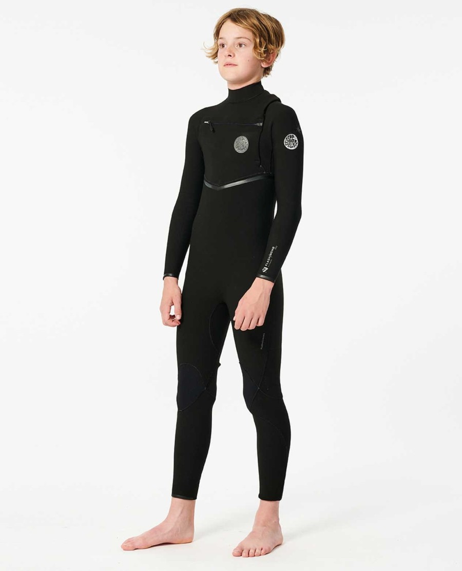 crianças flashbomb 43 peito zip wetsuit
