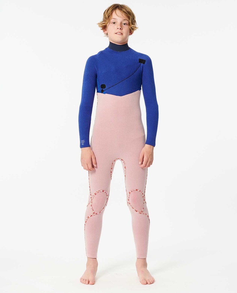 crianças flashbomb 43 peito zip wetsuit