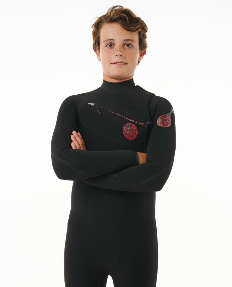 crianças f-bomb fusão 32 peito zip wetsuit