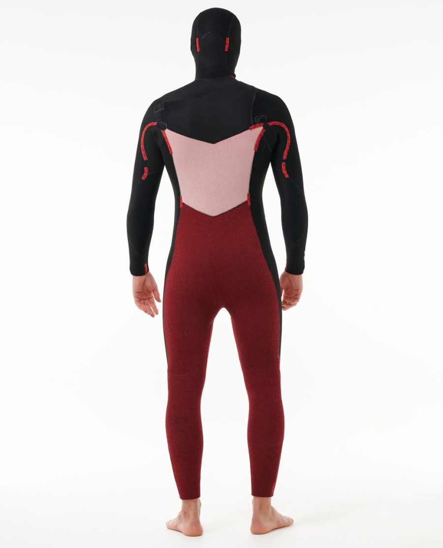 dawn patrol 54 com capuz peito zip fato fullsuit
