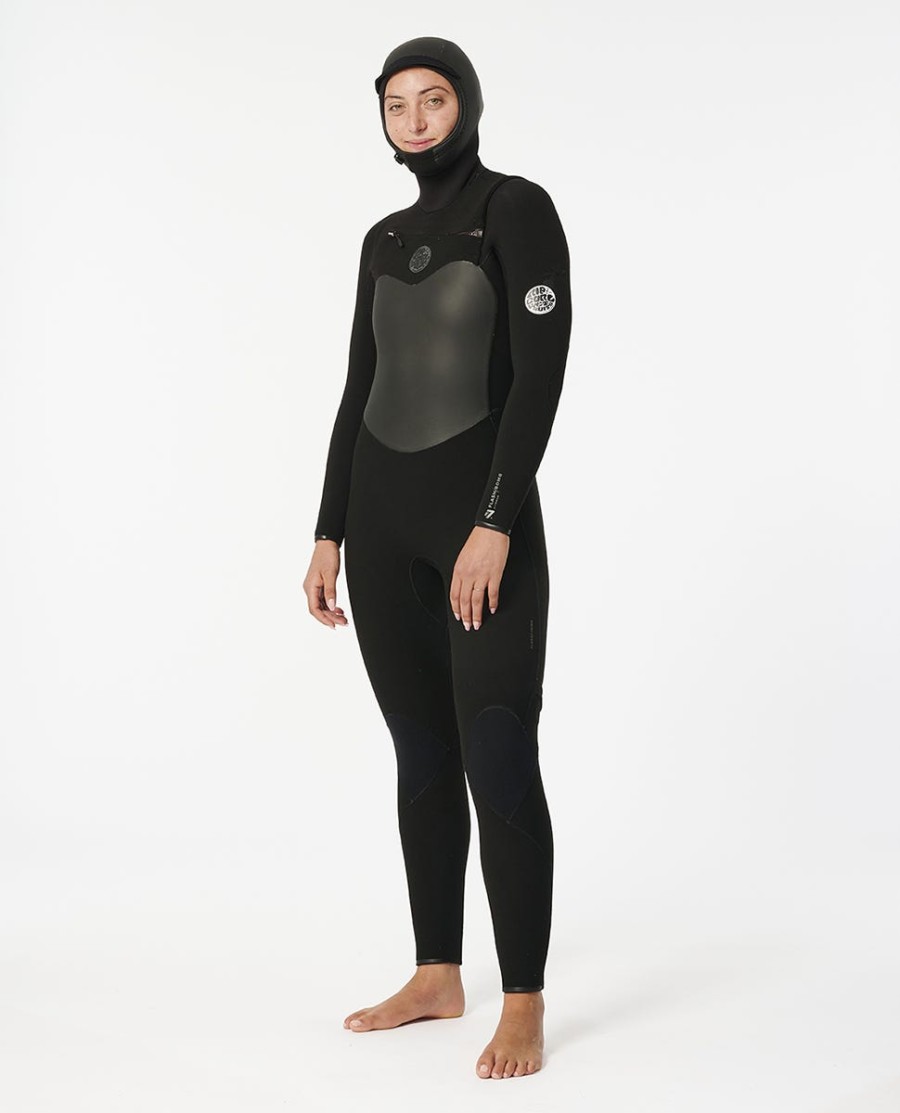 flashbomb 64 capuz peito zip wetsuit fullsuit