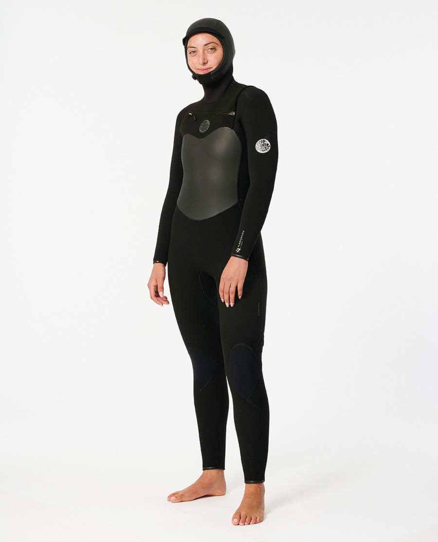 flashbomb 54 encapuzado peito zip wetsuit fullsuit