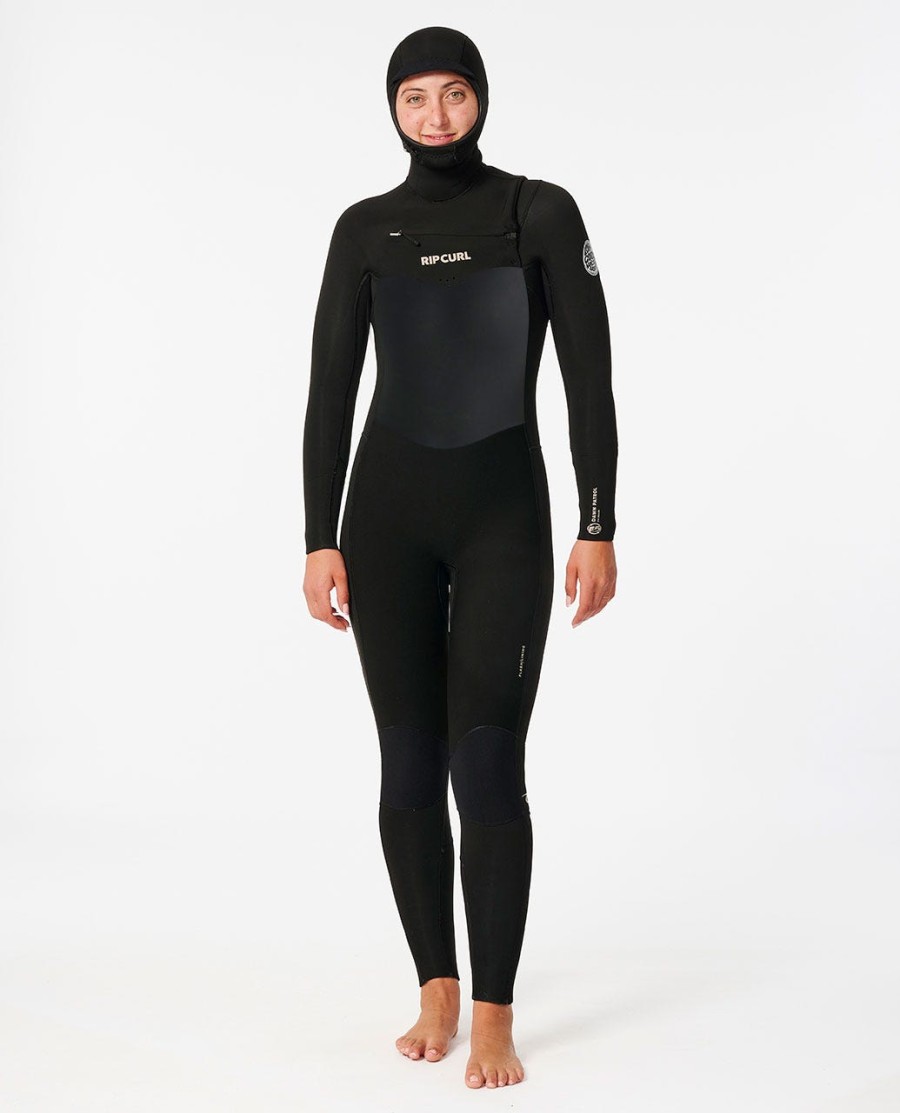 dawn patrol 54 com capuz peito zip fato fullsuit
