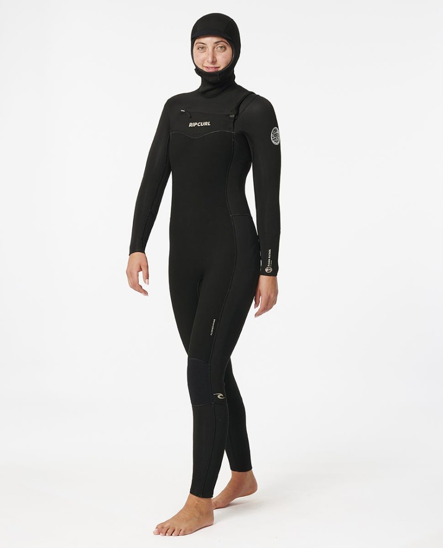 dawn patrol 54 com capuz peito zip fato fullsuit