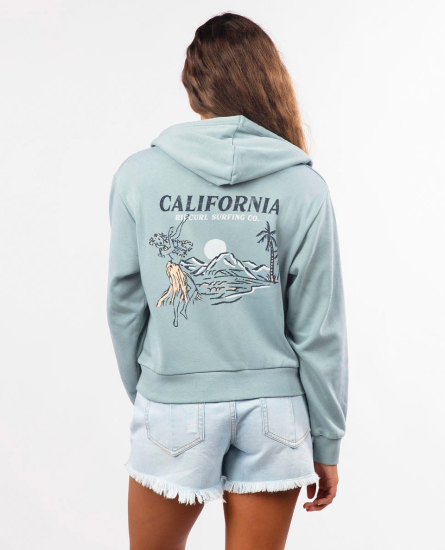 diamond bay desso zip através fleece hood