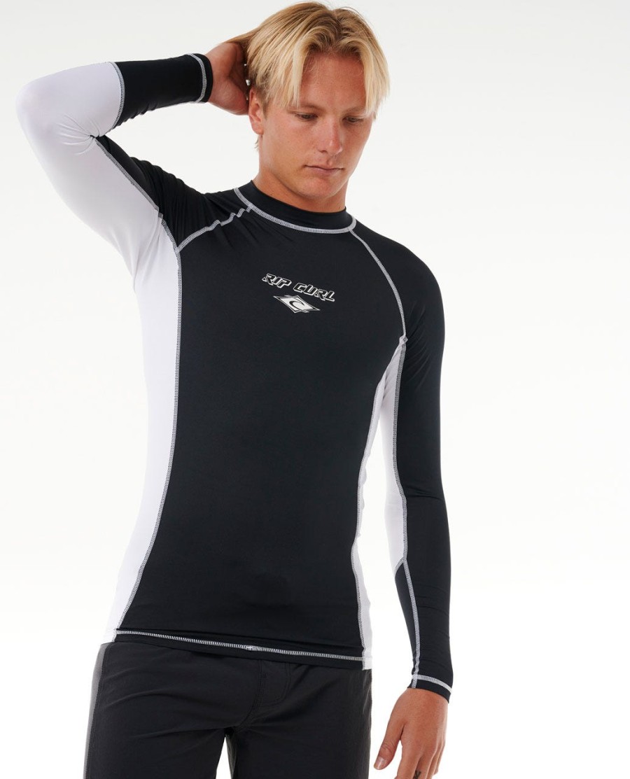 fade out uv manga comprida rash vest