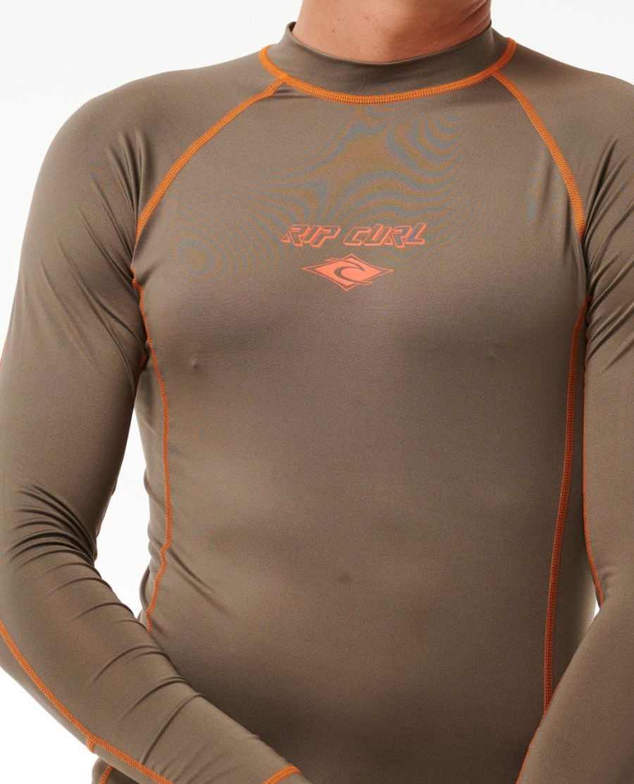fade out uv manga comprida rash vest