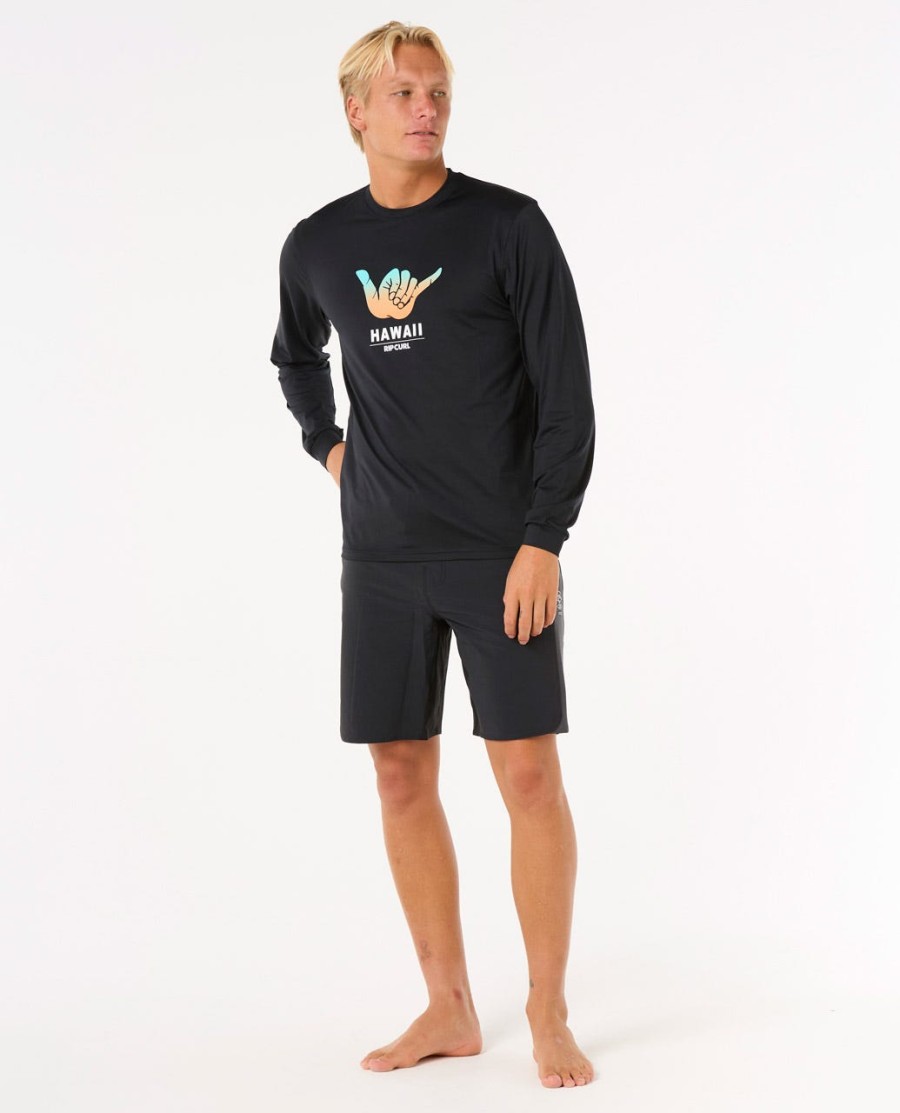 shaka upf50 manga comprida rash guard