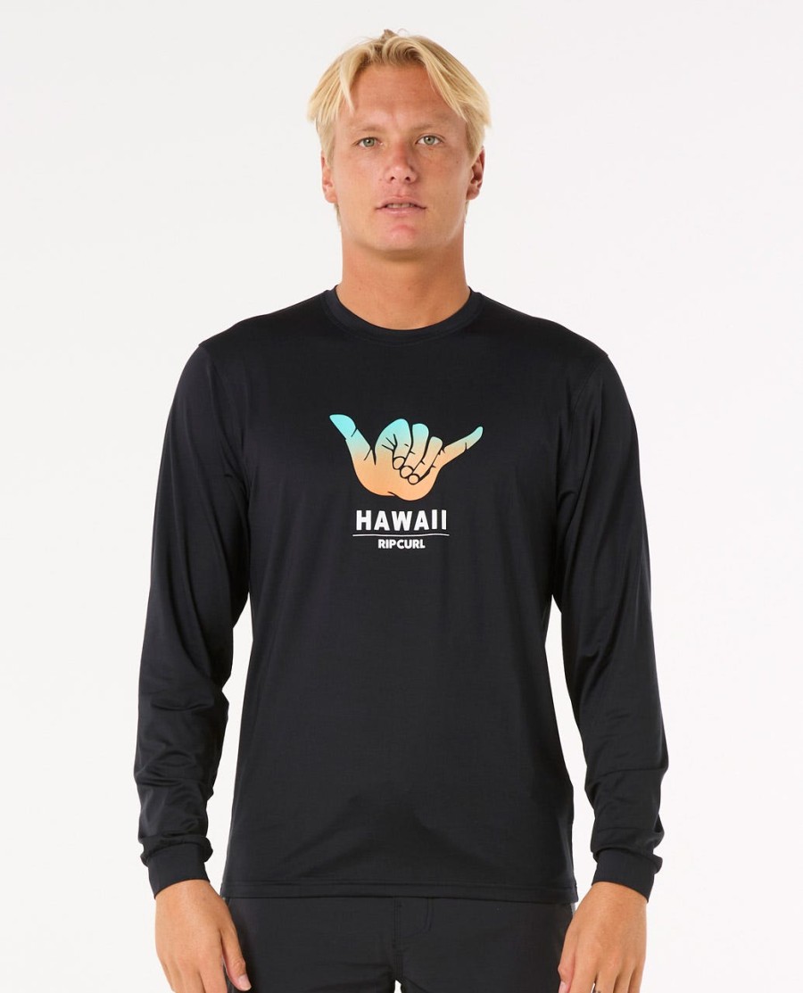 shaka upf50 manga comprida rash guard