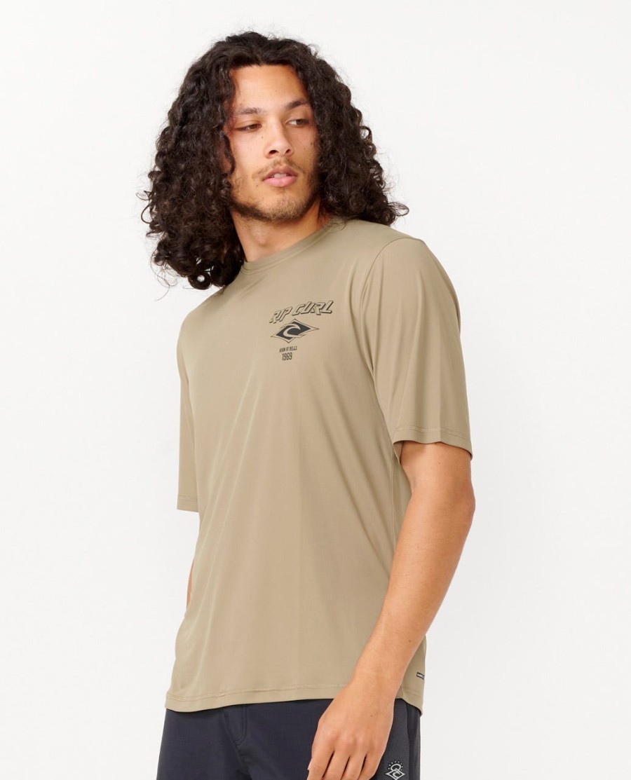 Ícones surflite uv manga curta rash guard