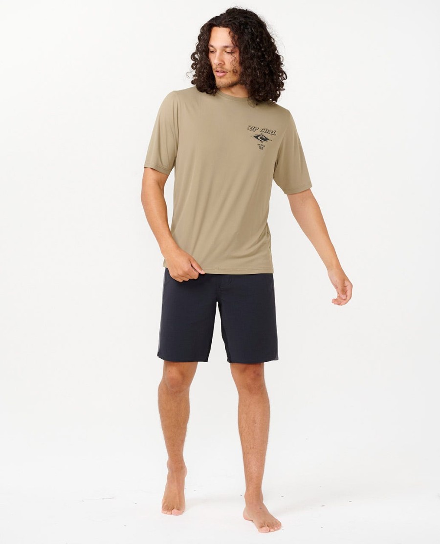 Ícones surflite uv manga curta rash guard